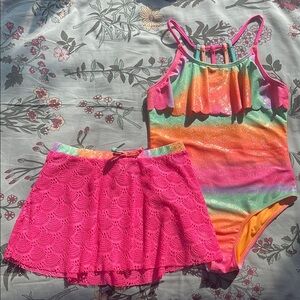 Limited Too Colorful Swimsuit Set